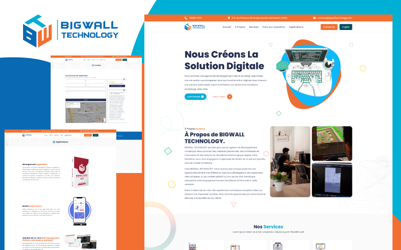 BIGWALLTECH - Business Services & IT Solutions Website Template