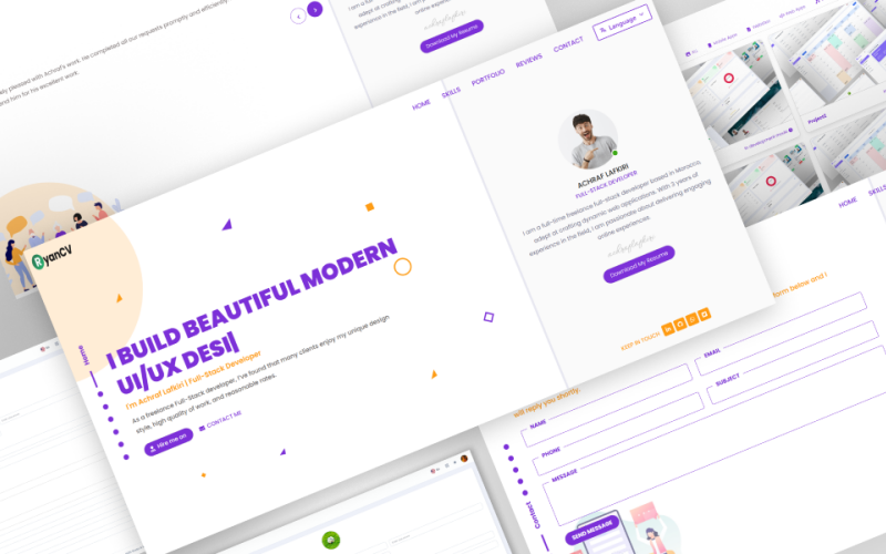 RyanCV - Personal Portfolio Resume Theme